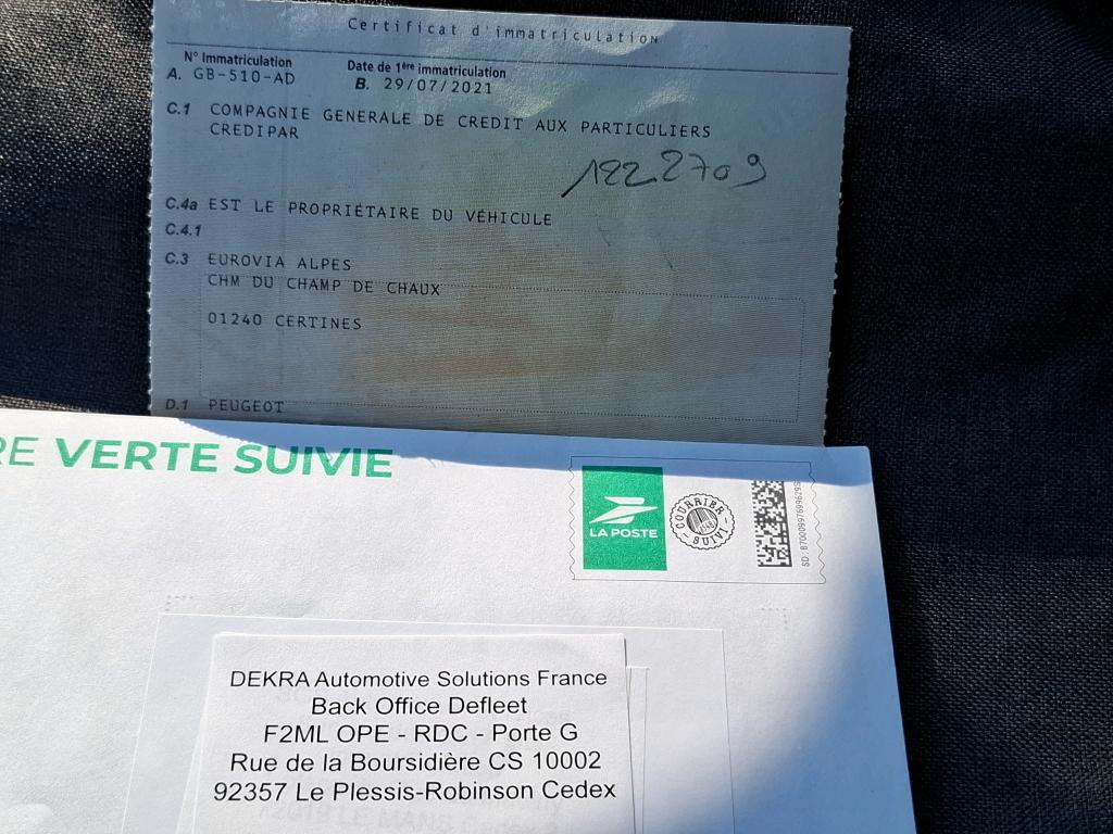 Peugeot PARTNER FOURGON STANDARD 650 KG BLUEHDI 100 S&S BVM5 PREMIUM 2021