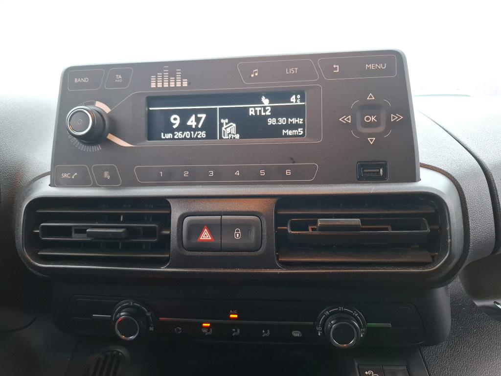 Citroen BERLINGO VAN M 650 BLUEHDI 100 S&S CLUB 2019