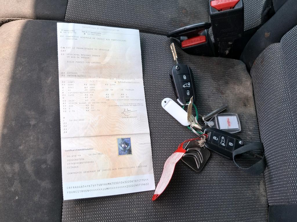 Citroen JUMPY FGN M BLUEHDI 120 S&S BVM6 DRIVER 2022