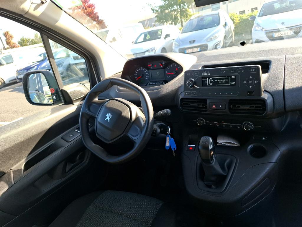 Peugeot PARTNER FOURGON STANDARD 650 KG BLUEHDI 100 S&S BVM5 PREMIUM 2021