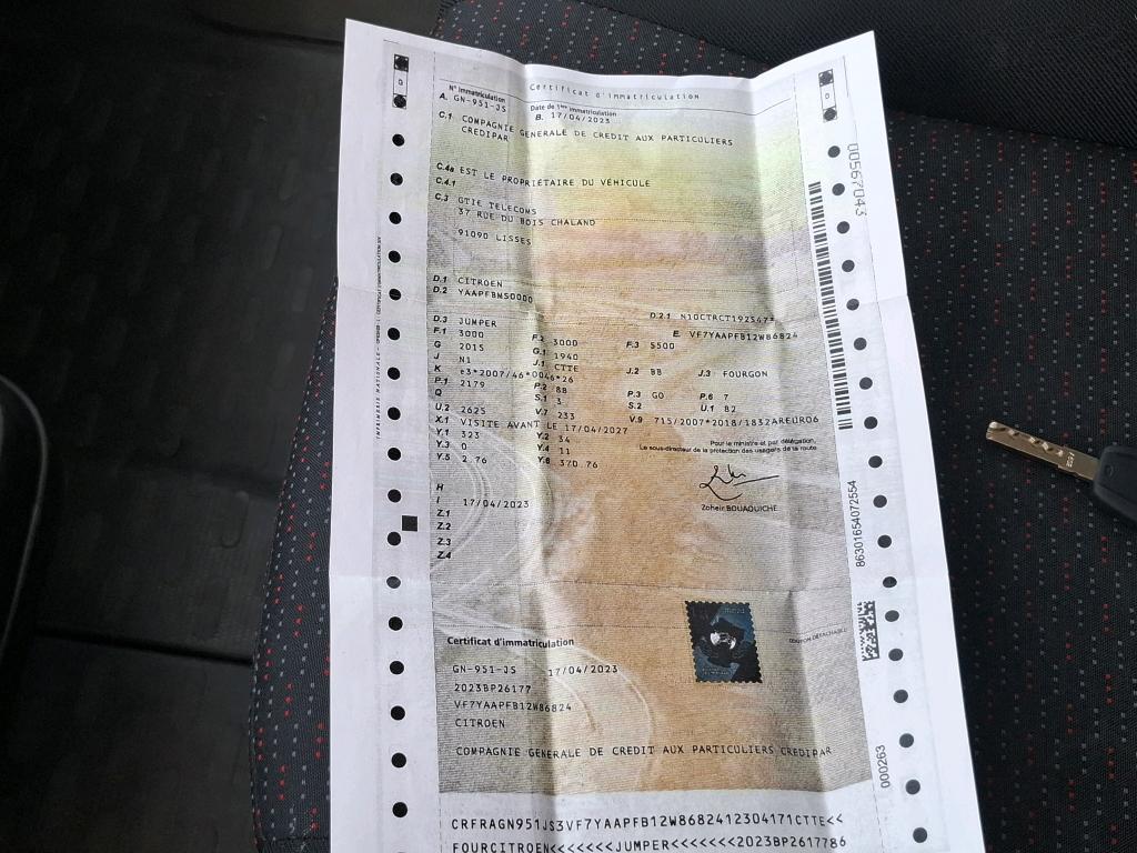Citroen JUMPER TOLE 30 L2H2 BLUEHDi 120 S&S BVM6 2023