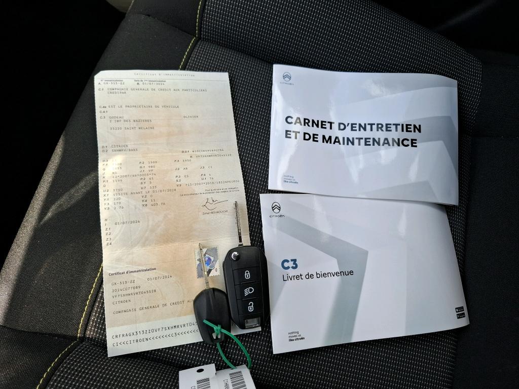 Citroen C3 PureTech 83 ch BVM5 You 2024