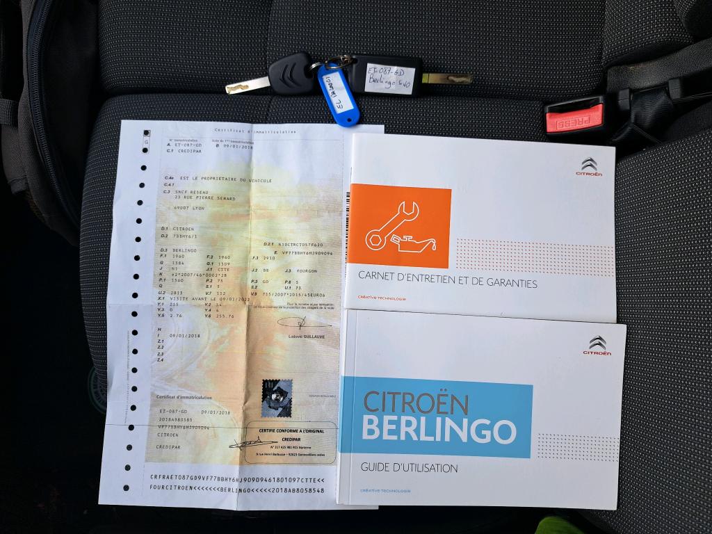 Citroen BERLINGO M BLUEHDI 100 CLUB 2018