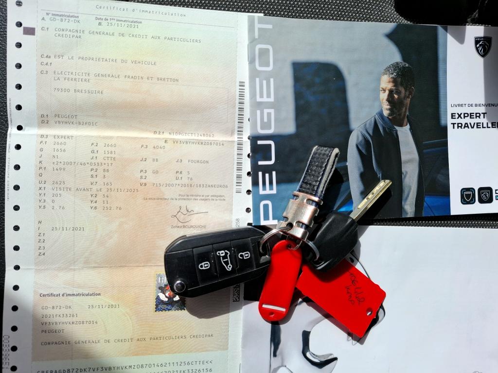 Peugeot EXPERT FGN TOLE STANDARD 1.5 BLUEHDI 120 S&S BVM6 ASPHALT 2021