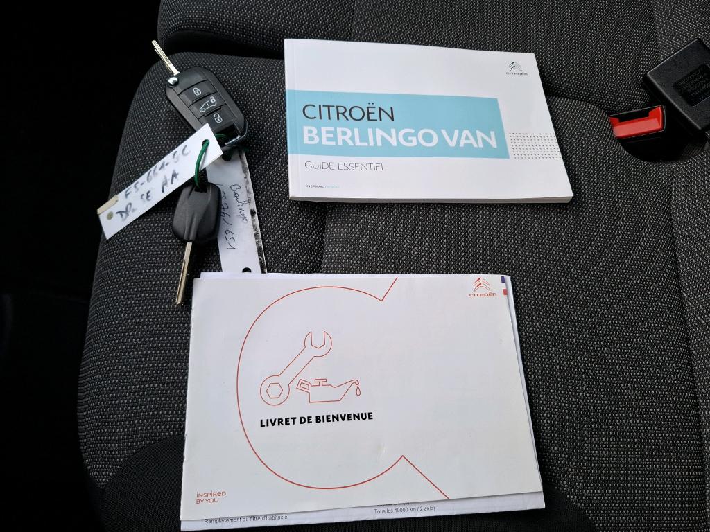 Citroen BERLINGO VAN M 650 BLUEHDI 100 S&S BVM5 CLUB 2020