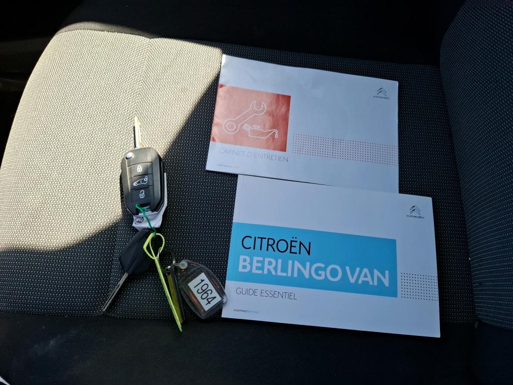 Citroen BERLINGO VAN M 650 BLUEHDI 100 S&S BVM5 DRIVER 2020