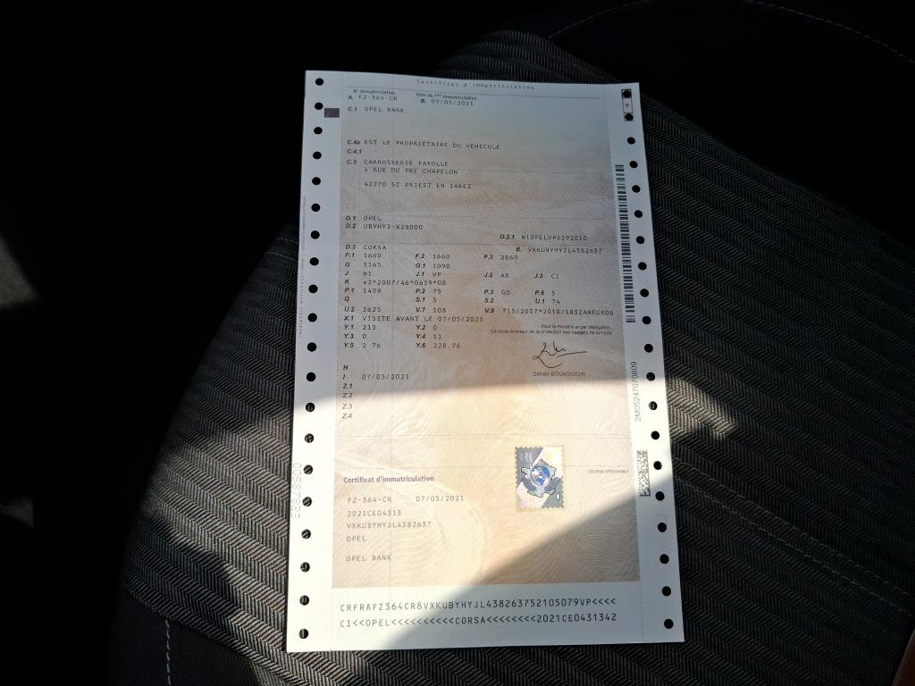 CORSA F