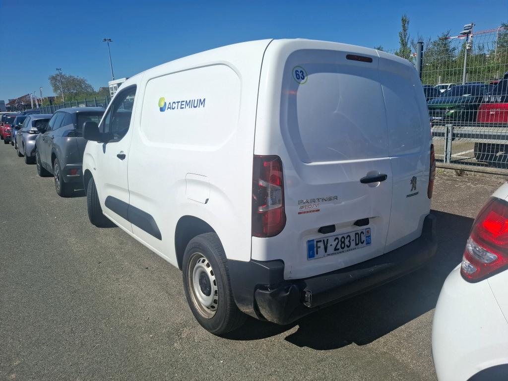 Peugeot PARTNER FOURGON STANDARD 650 KG BLUEHDI 75 BVM5 PREMIUM 2020