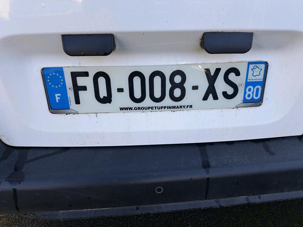 Peugeot PARTNER FOURGON STANDARD 650 KG BLUEHDI 100 S&S BVM5 ASPHALT 2020