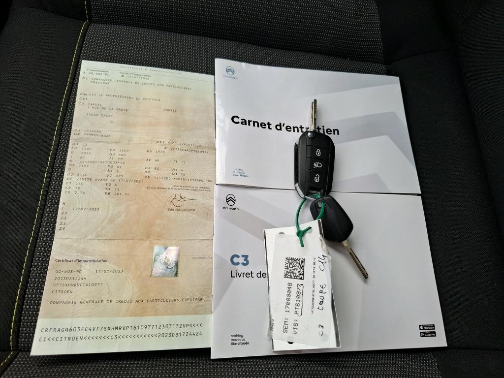 Citroen C3 PureTech 83 ch BVM5 You 2023