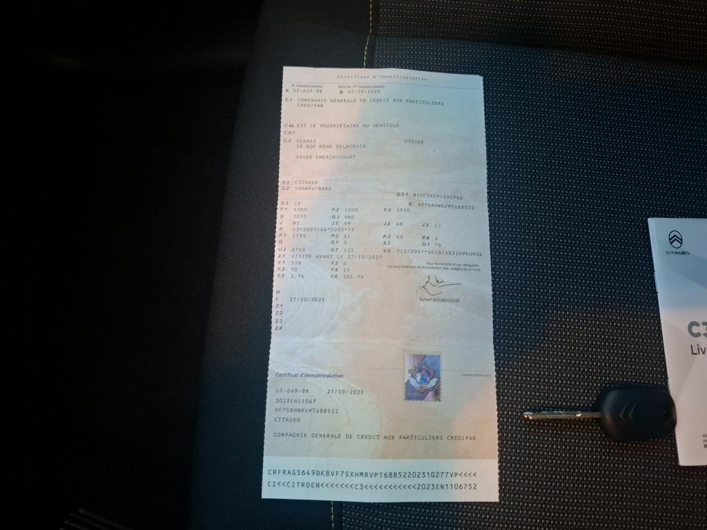 Citroen C3 PureTech 83 ch BVM5 You 2023