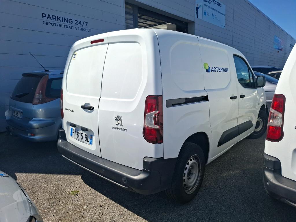 Peugeot PARTNER FOURGON STANDARD 650 KG BLUEHDI 75 BVM5 PREMIUM 2020