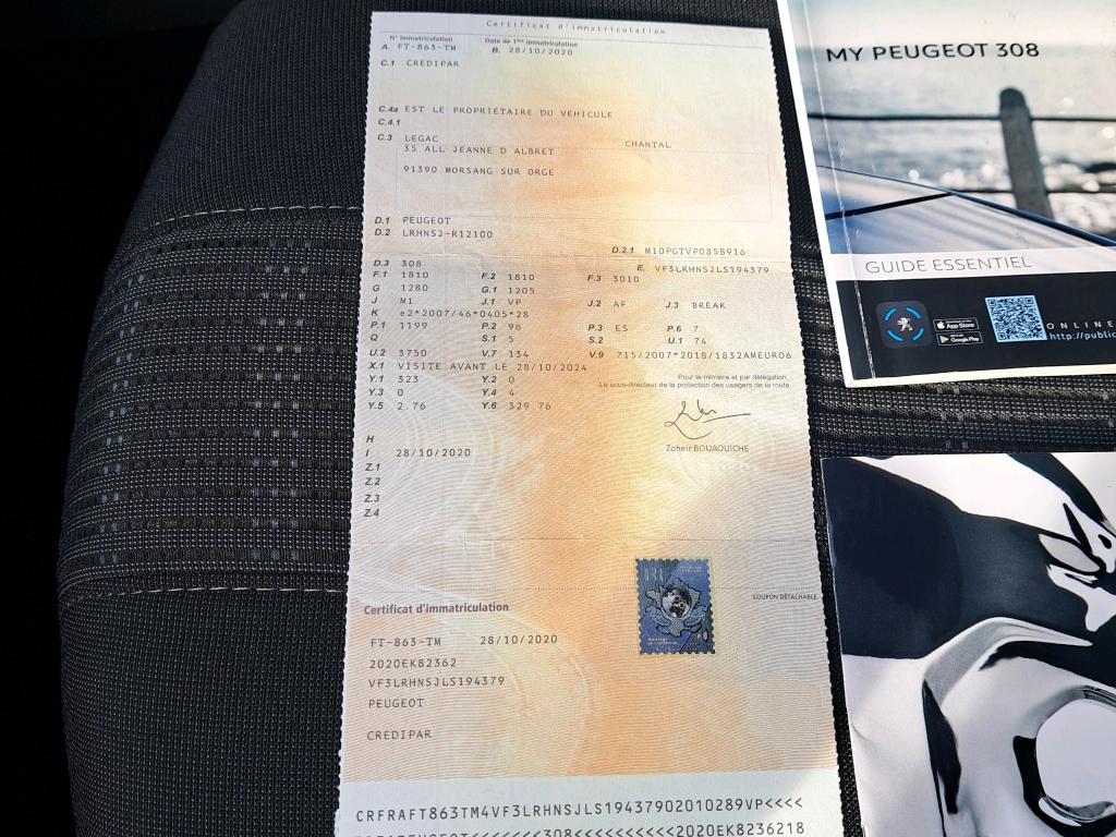 Peugeot 308 SW PureTech 130ch S&S BVM6 Allure Pack 2020