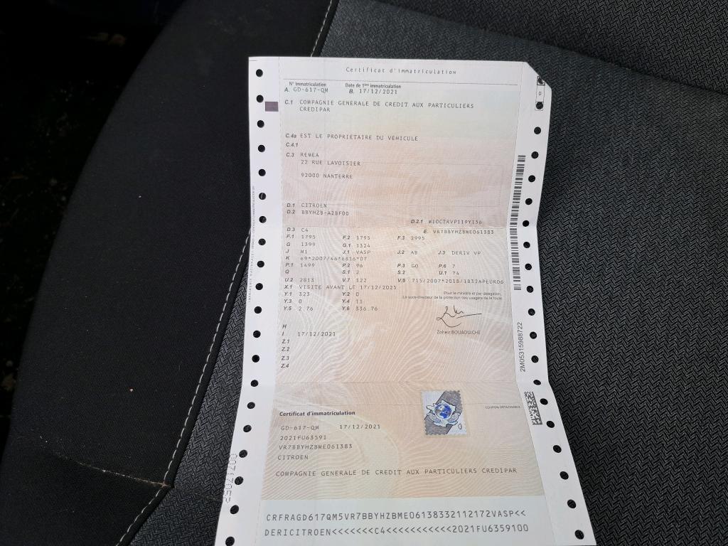 Citroen C4 SOCIETE BLUEHDI 130 S&S EAT8 FEEL NAV BUSINESS R 2021