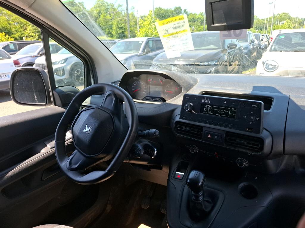 Peugeot PARTNER FOURGON STANDARD 650 KG BLUEHDI 100 S&S BVM6 PREMIUM 2022