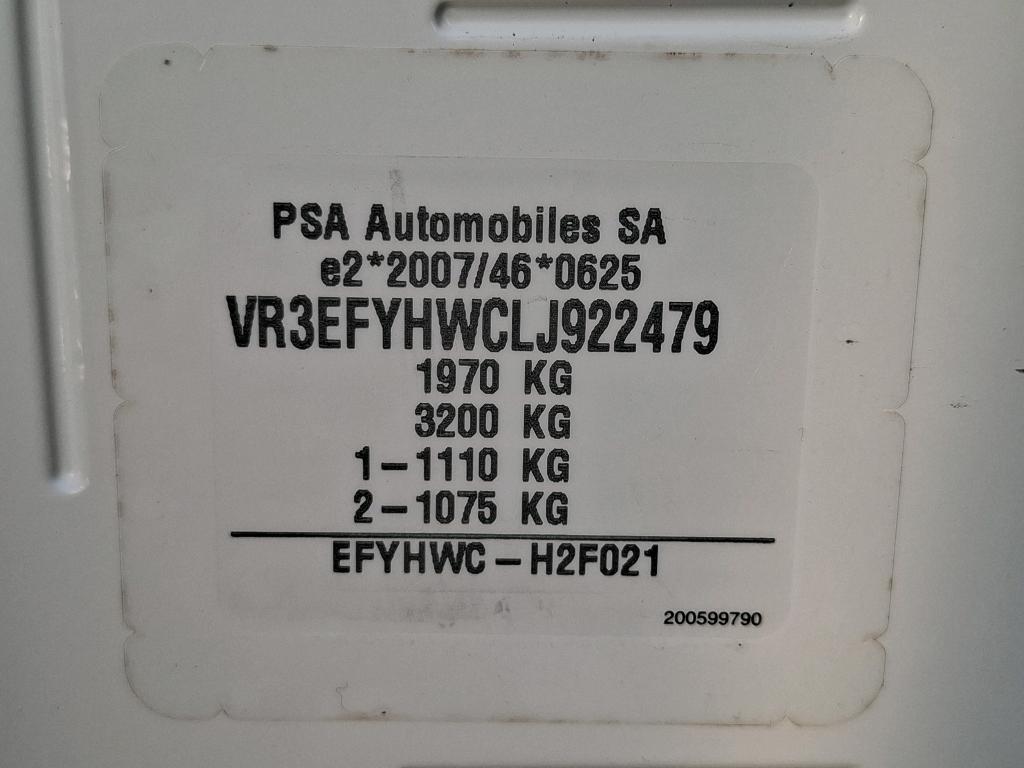 Peugeot PARTNER FOURGON STANDARD 650 KG BLUEHDI 75 BVM5 PREMIUM 2020