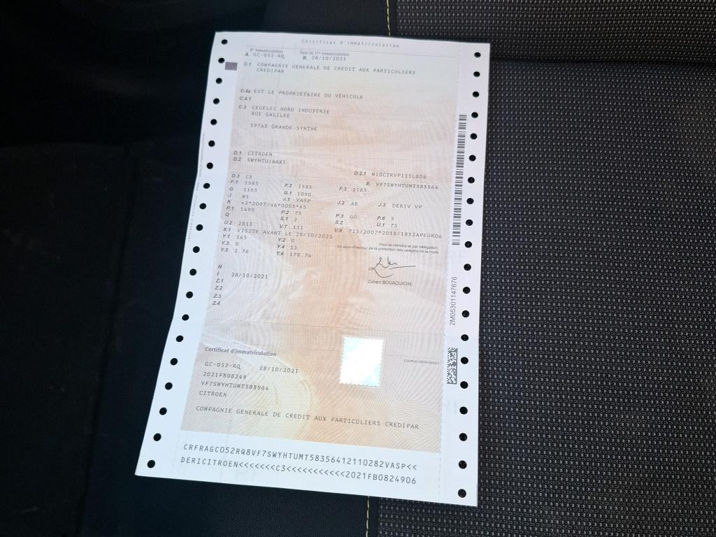 Citroen C3 SOCIETE BLUEHDI 100 S&S BVM6 FEEL NAV 2021