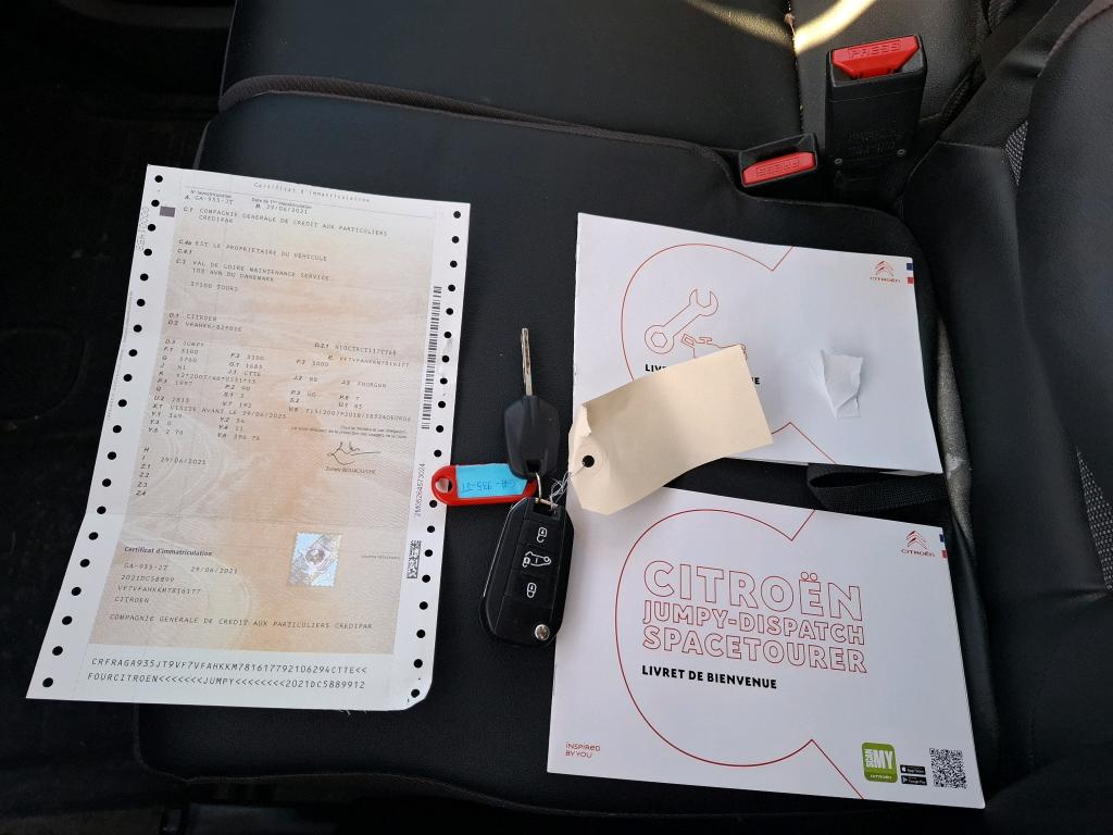 Citroen JUMPY FGN XL BLUEHDI 120 S&S BVM6 DRIVER 340 NM 2021