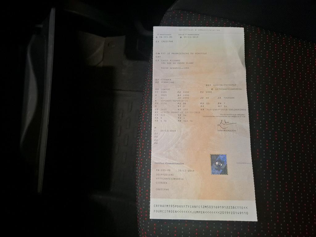 Citroen JUMPER TOLE 35 L3H2 BLUEHDi 120 S&S BVM6 DRIVER 2019