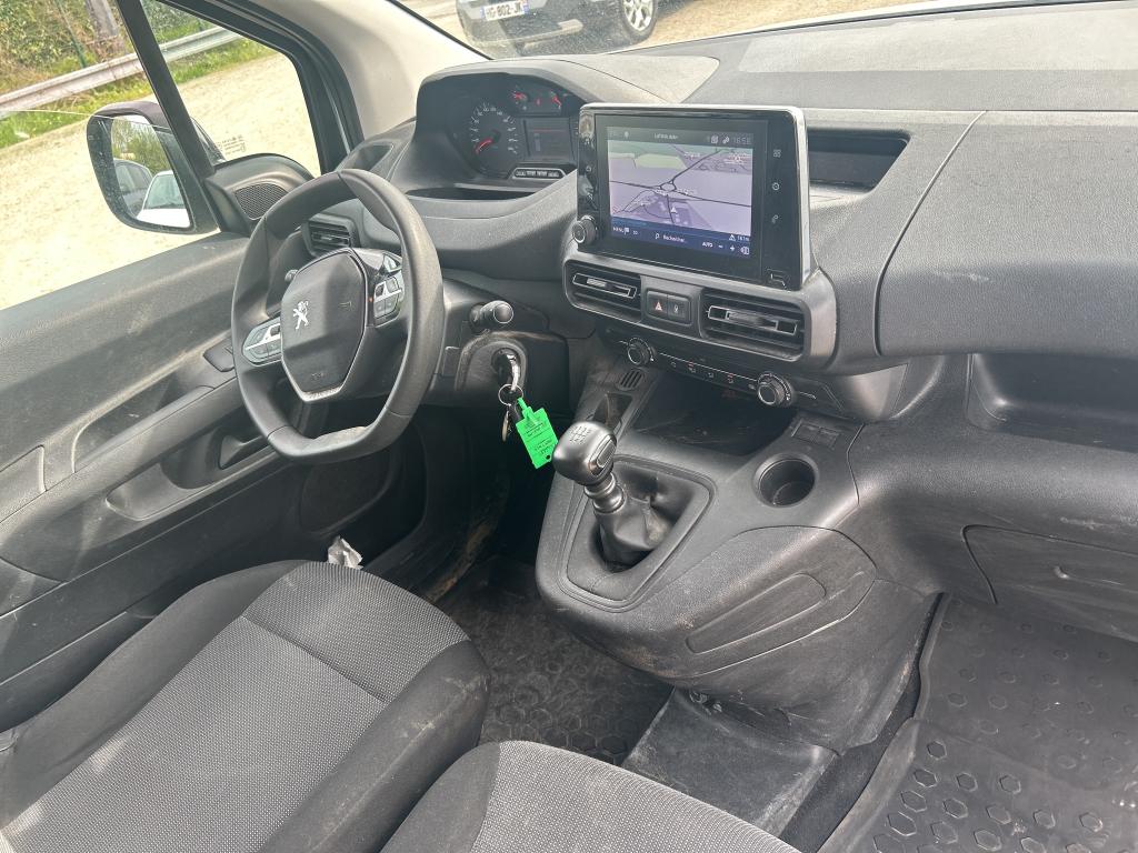 Peugeot PARTNER FOURGON STANDARD 650 KG BLUEHDI 100 S&S BVM6 ASPHALT 2022