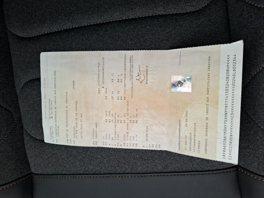 Citroen C3 PureTech 110 ch EAT6 Max 2024