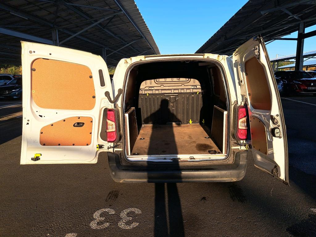 Peugeot PARTNER FOURGON STANDARD 650 KG BLUEHDI 75 BVM5 PREMIUM 2021