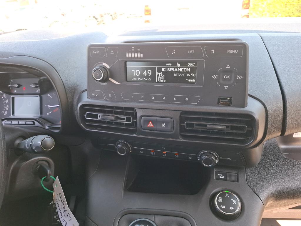 Citroen BERLINGO CA XL BLUEHDI 100 S&S BVM5 CONTROL 2020