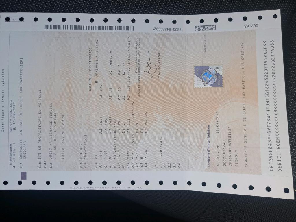 Citroen C3 SOCIETE BLUEHDI 100 S&S BVM6 FEEL NAV 2022