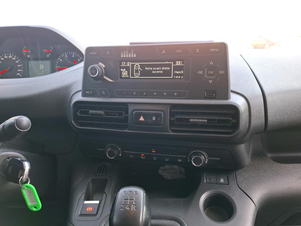 Peugeot PARTNER FOURGON LONG 950 KG BLUEHDI 100 S&S BVM5 PREMIUM 2019
