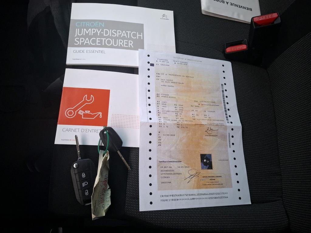 Citroen JUMPY CAB APPROFONDIE XL BLUEHDI 120 BVM6 DRIVER 340 NM 2020