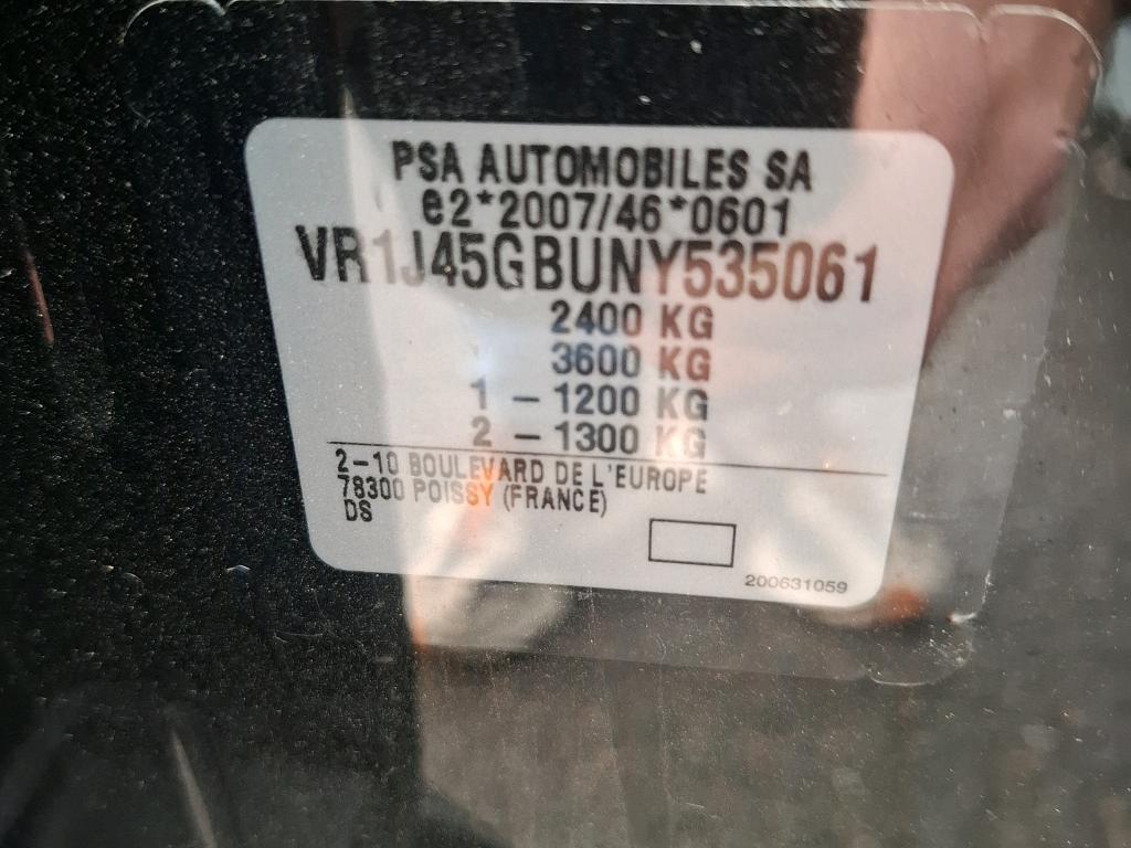 DS DS7 Crossback Hybride E-Tense 300 EAT8 4x4 Bastille+ 2022