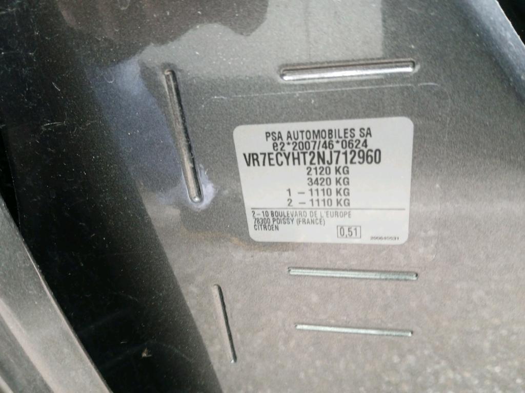 Citroen Berlingo Taille M BlueHDi 100 S&S BVM6 Feel 2022