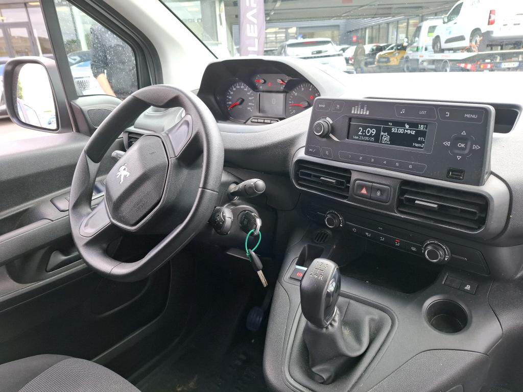 Peugeot PARTNER FOURGON STANDARD 650 KG BLUEHDI 75 BVM5 PREMIUM 2020