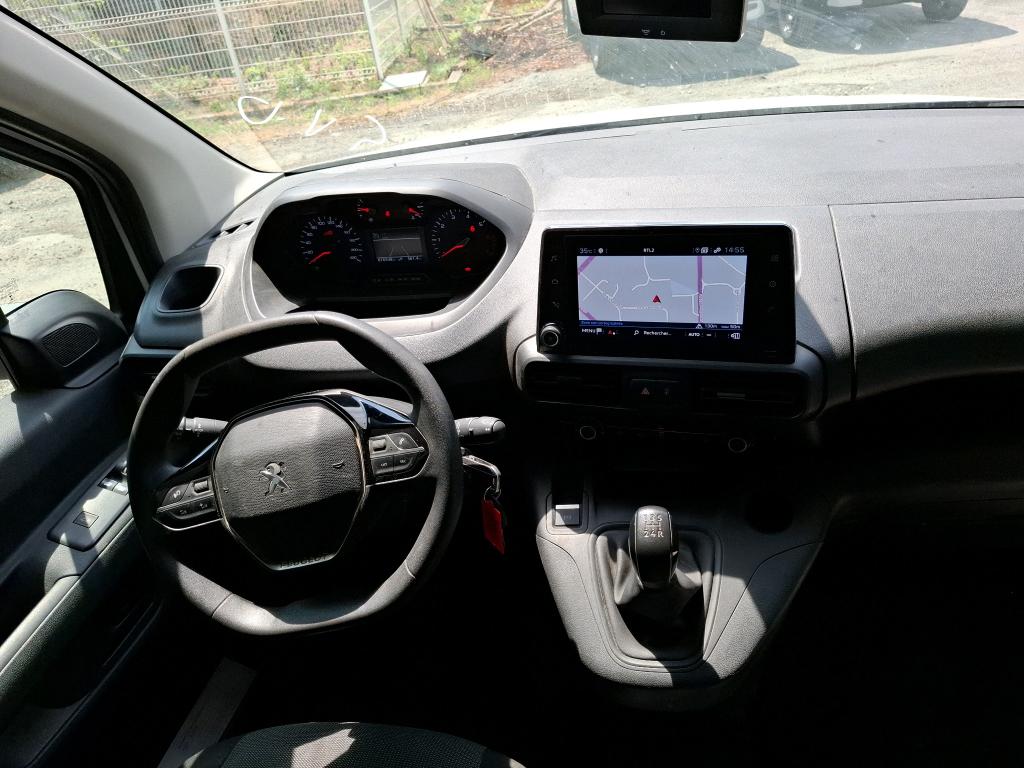 Peugeot PARTNER FOURGON STANDARD 650 KG BLUEHDI 100 S&S BVM5 ASPHALT 2019
