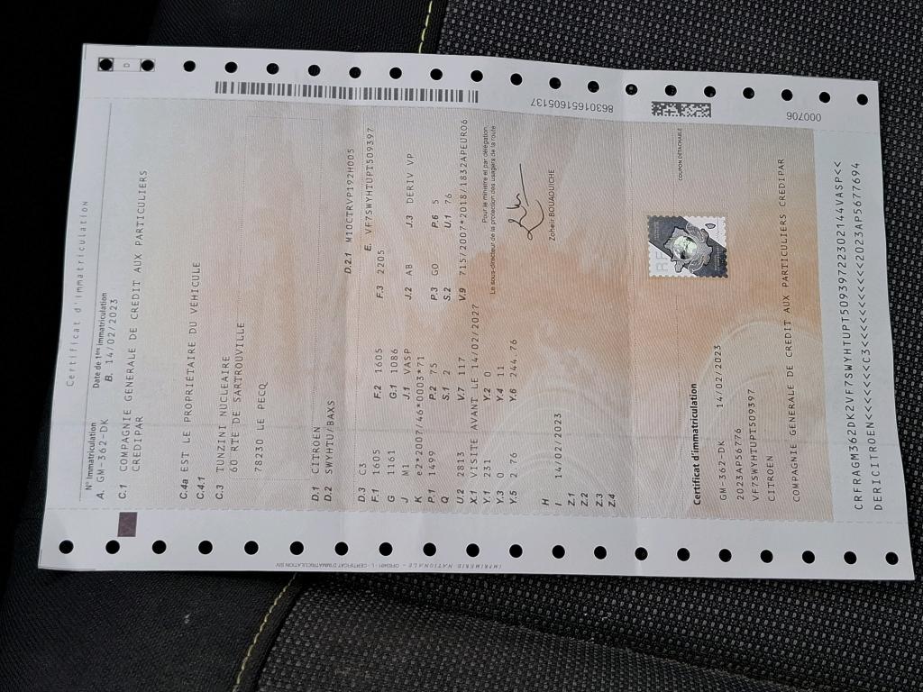 Citroen C3 SOCIETE BLUEHDI 100 S&S BVM6 FEEL NAV 2023