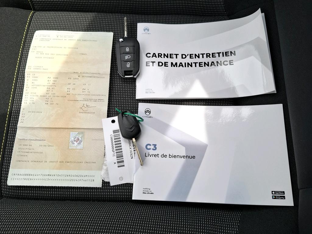 Citroen C3 PureTech 83 ch BVM5 You 2024