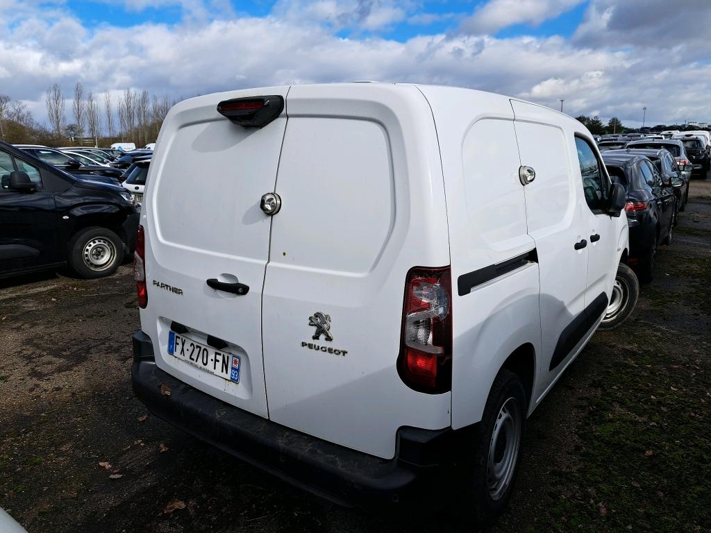 Peugeot PARTNER FOURGON STANDARD 650 KG BLUEHDI 100 S&S BVM5 ASPHALT 2021