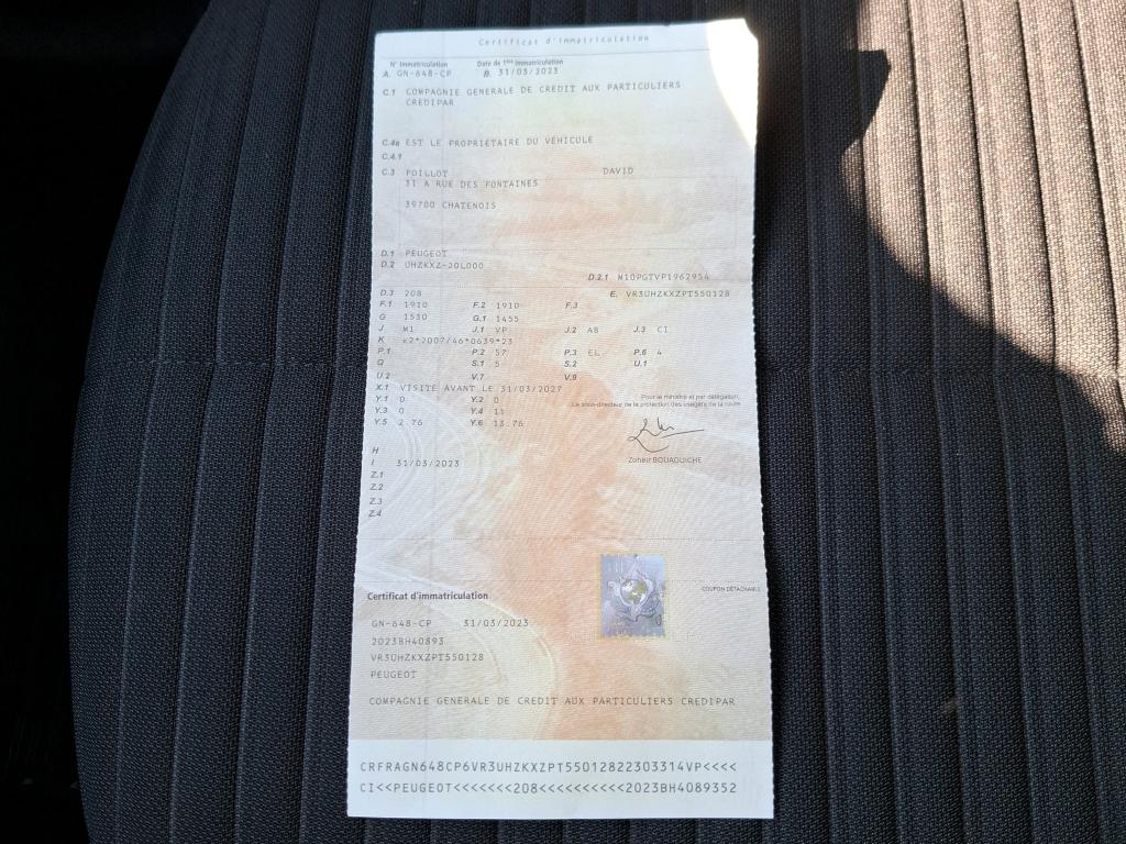 Peugeot 208 Electrique 50 kWh 136ch Like 2023