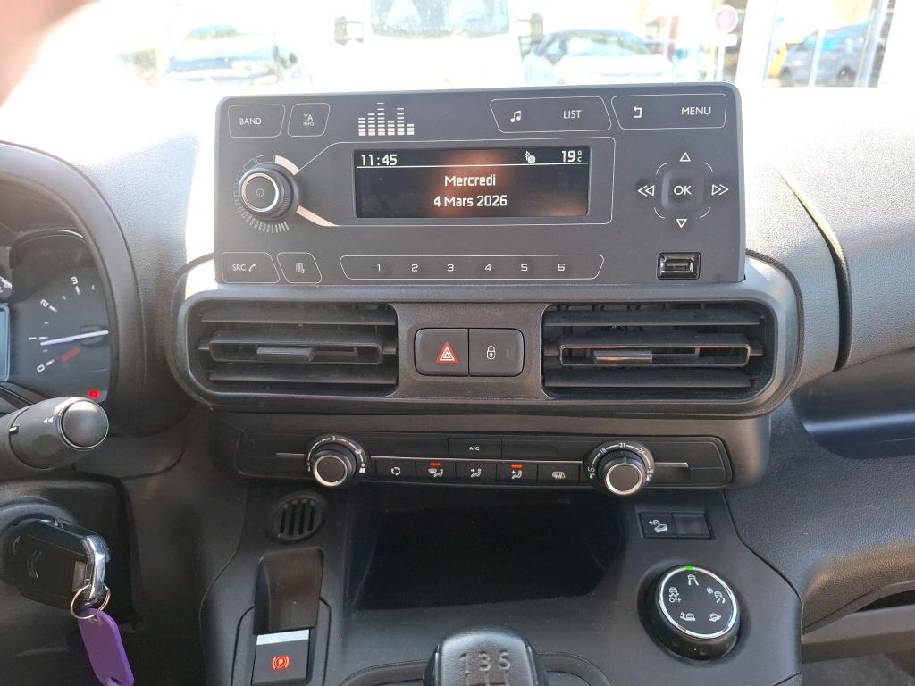 Citroen BERLINGO VAN M 650 BLUEHDI 100 S&S BVM5 CLUB 2019