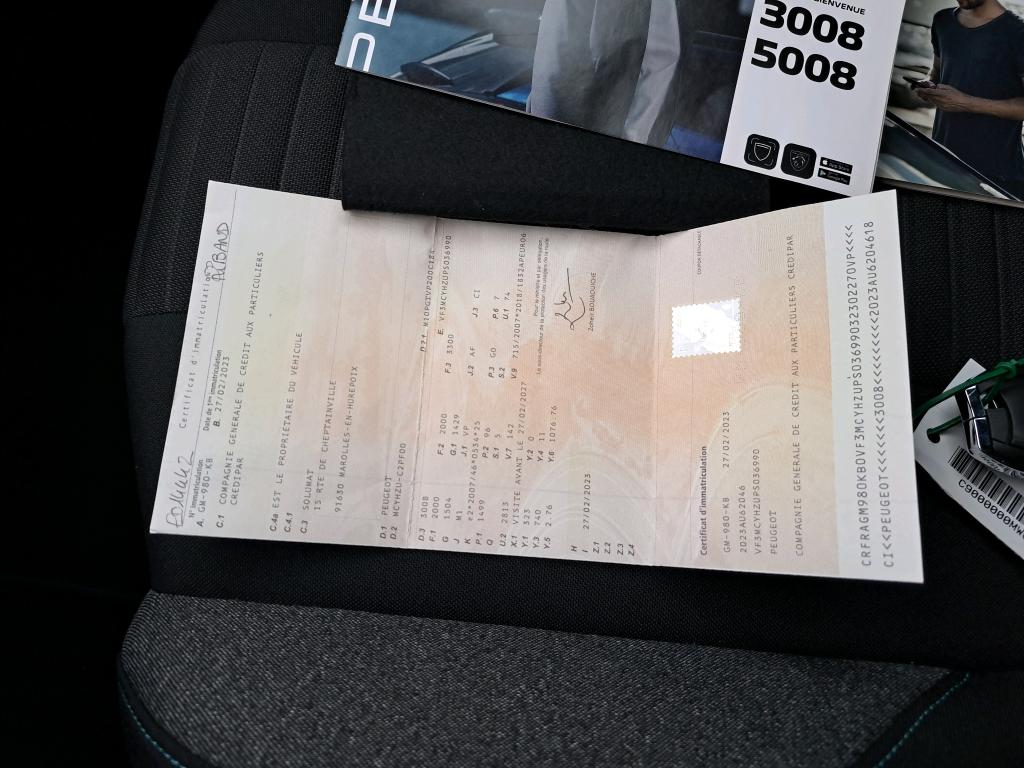 Peugeot 3008 BlueHDi 130ch S&S EAT8 Active Pack 2023