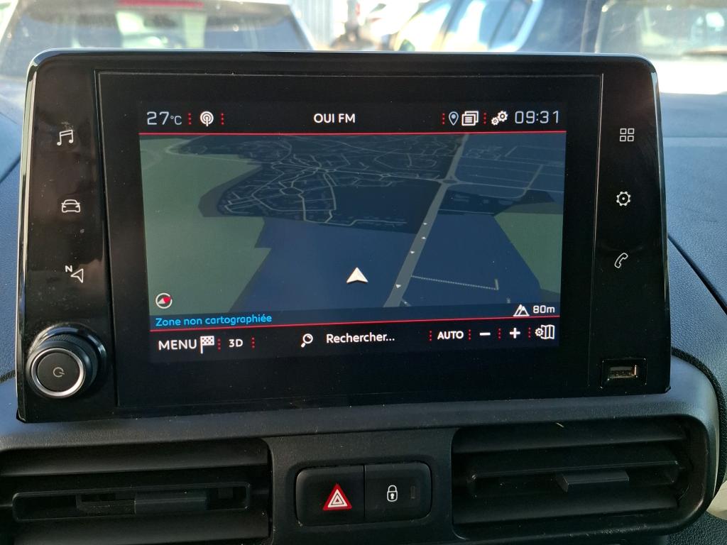 Peugeot PARTNER FOURGON STANDARD 650 KG BLUEHDI 100 S&S BVM5 ASPHALT 2020