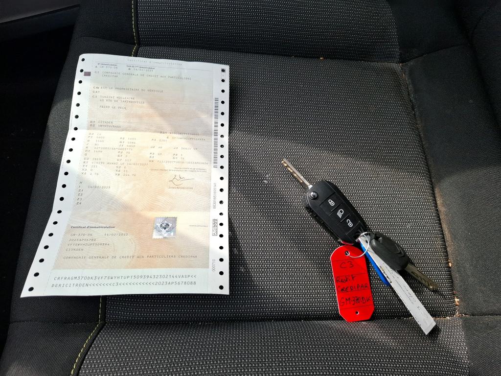 Citroen C3 SOCIETE BLUEHDI 100 S&S BVM6 FEEL NAV 2023