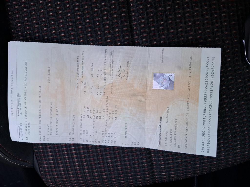 DS DS3 Crossback PureTech 130 EAT8 Performance Line+ 2022