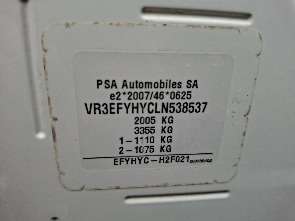 Peugeot PARTNER FOURGON STANDARD 650 KG BLUEHDI 100 S&S BVM5 PREMIUM 2020
