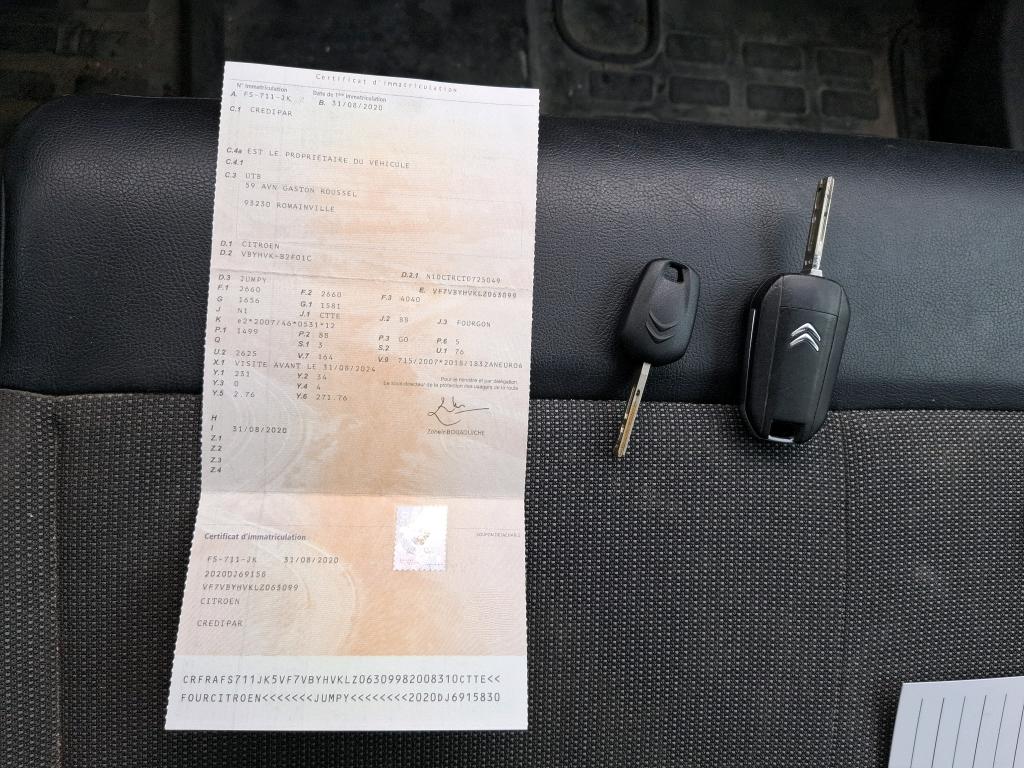 Citroen JUMPY FGN M BLUEHDI 120 S&S BVM6 DRIVER 300 NM 2020
