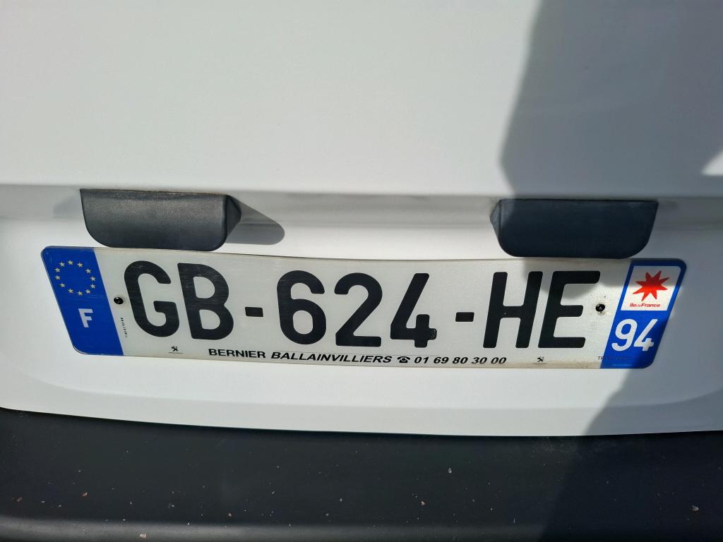 Peugeot PARTNER FOURGON STANDARD 650 KG BLUEHDI 100 S&S BVM5 ASPHALT 2021