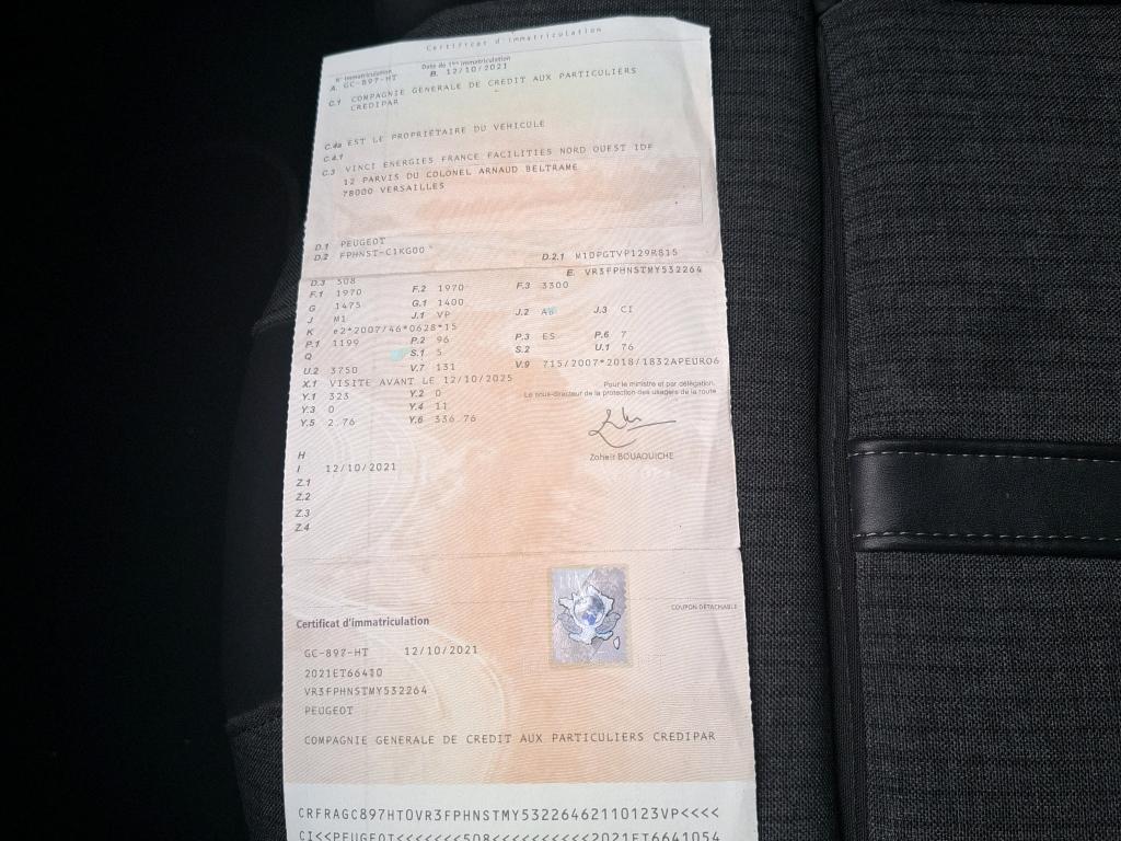 Peugeot 508 PureTech 130 ch S&S EAT8 Allure Business 2021