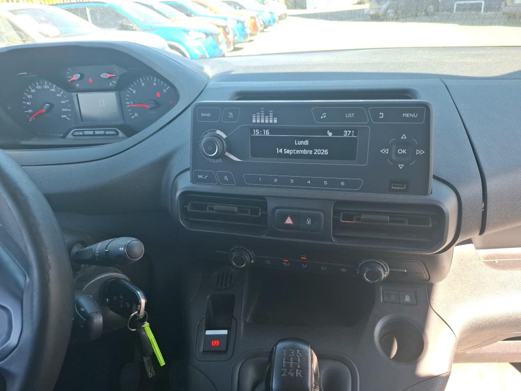 Peugeot PARTNER FOURGON STANDARD 650 KG BLUEHDI 100 S&S BVM5 PREMIUM 2021
