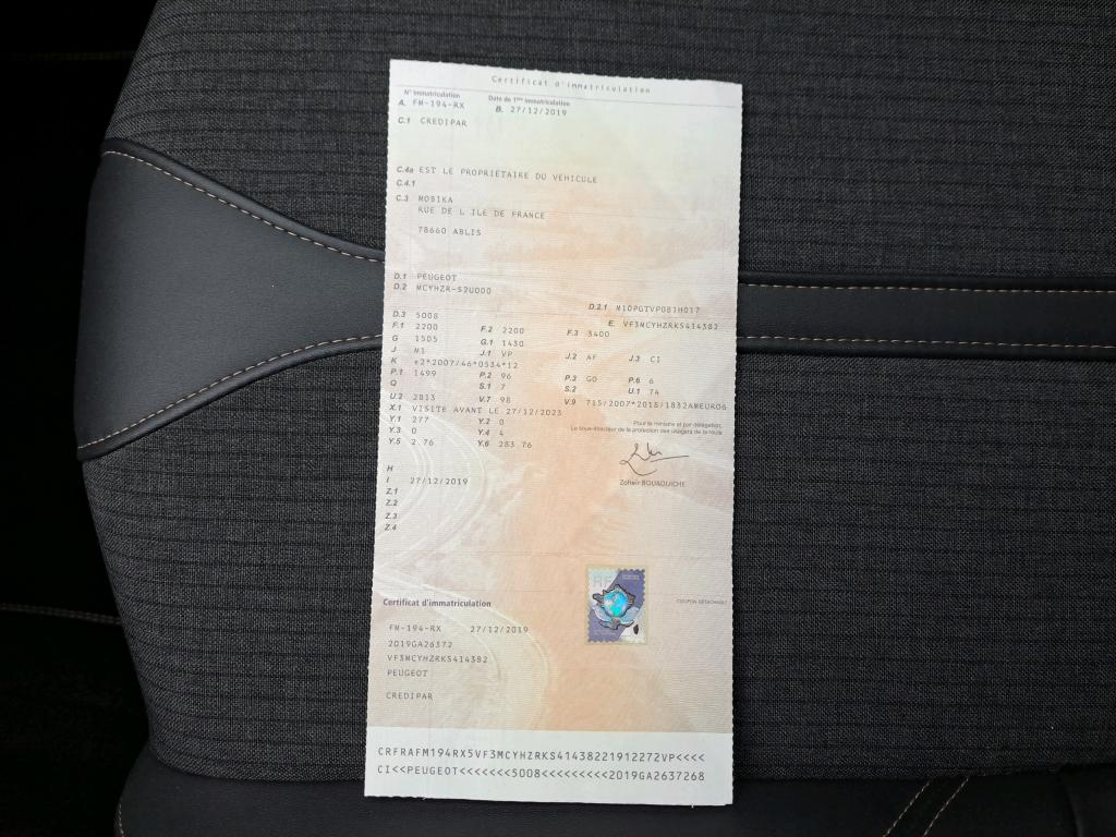 Peugeot 5008 BlueHDi 130ch S&S EAT8 GT Line 2019