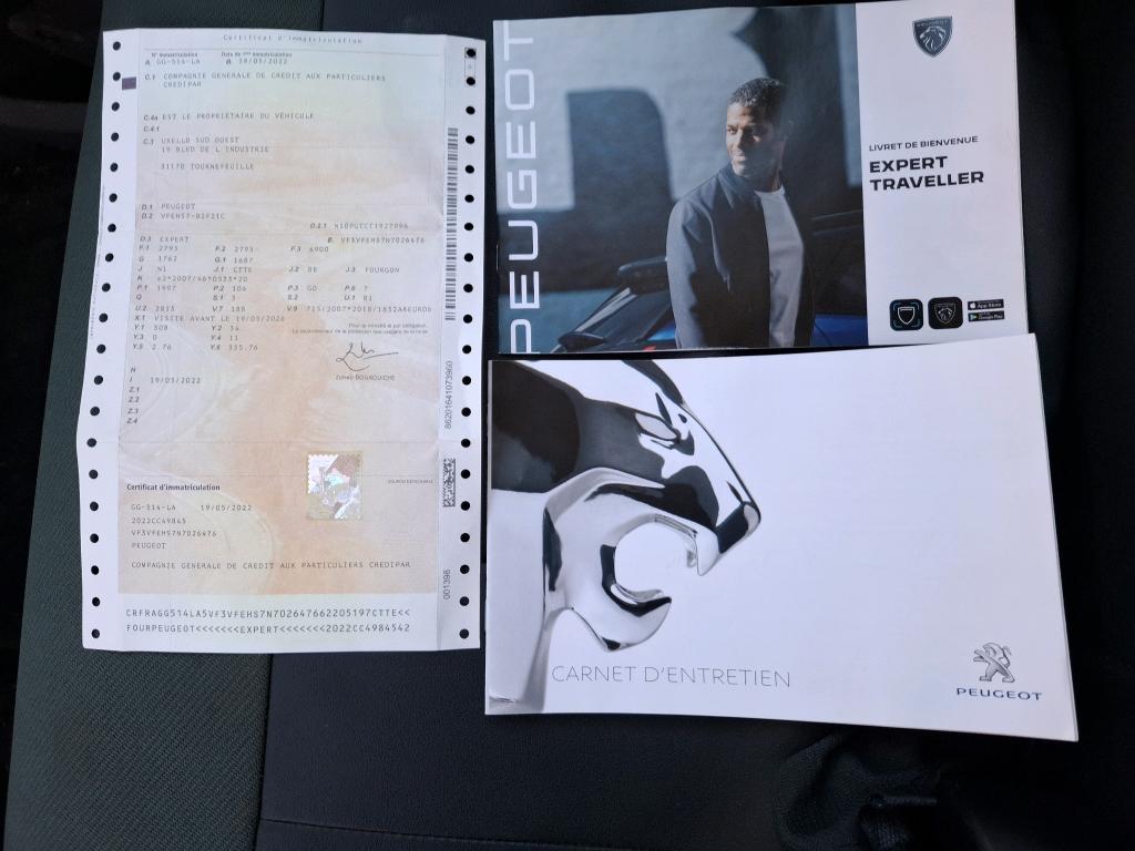 Peugeot EXPERT FGN TOLE STANDARD BLUEHDI 145 S&S EAT8 ASPHALT 2022